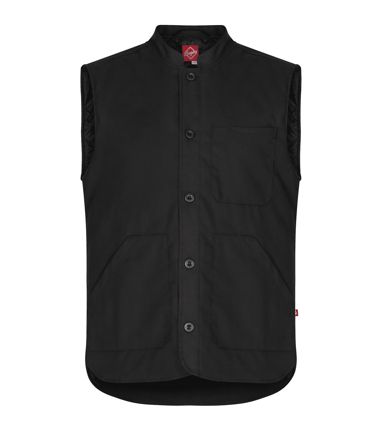 Väst Fodrad 6539 Unisex Svart L