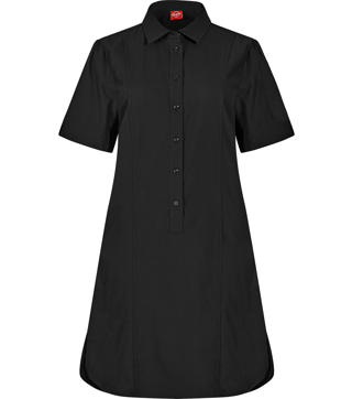 Klänning Kort Ärm Svart 3XL