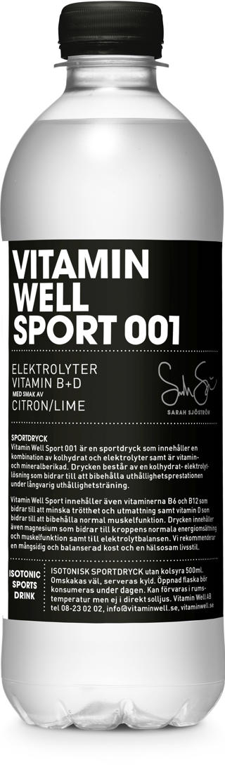 Vitamin Well Sport 001 PET