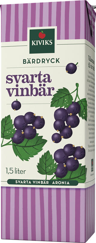 Fruktryck Svart Vinbär
