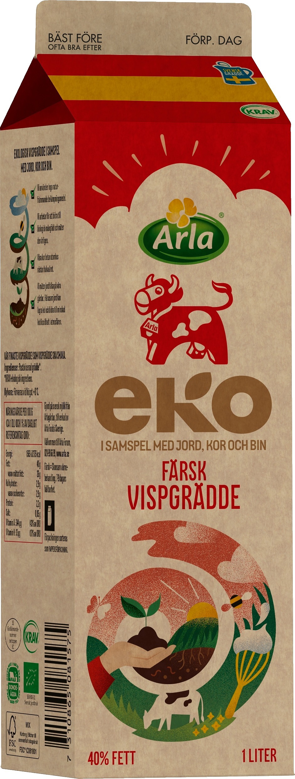Vispgrädde 40% EKO KRAV