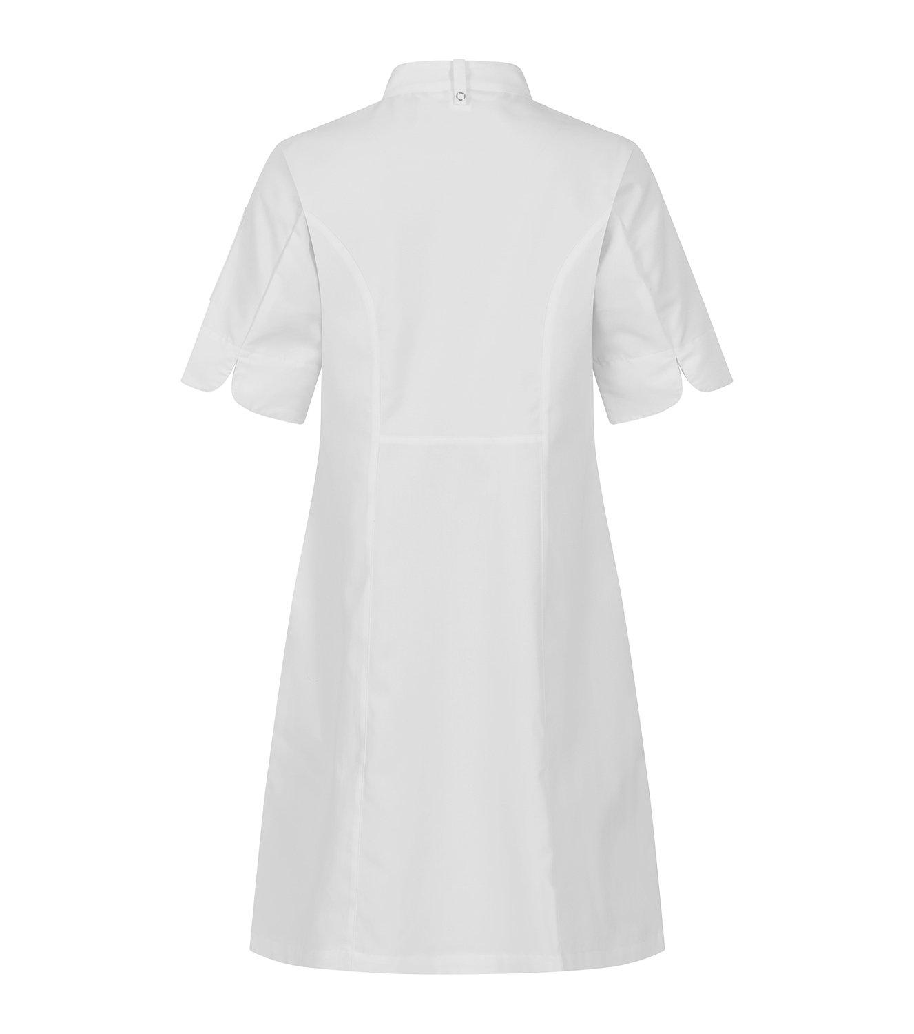 Kockklänning 2504 Stretch Vit M