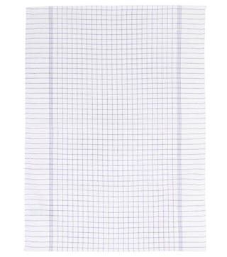 Handduk Blårutig 50x70cm 6-pack