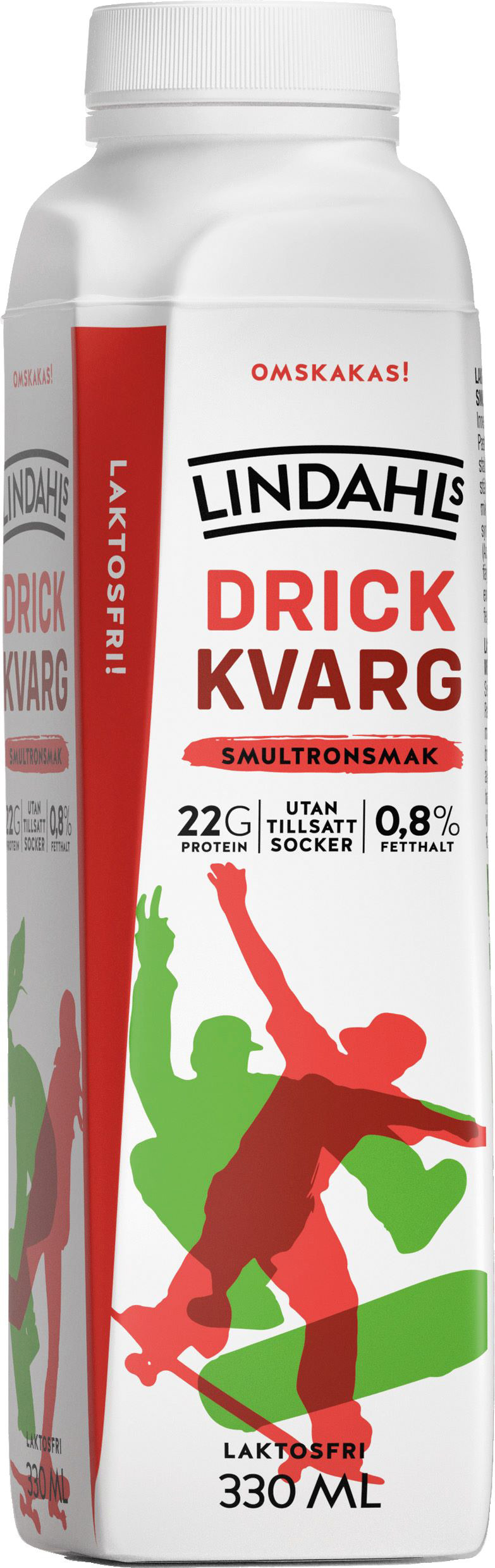 Drickkvarg Smultron 0,8% utan Tillsatt Socker