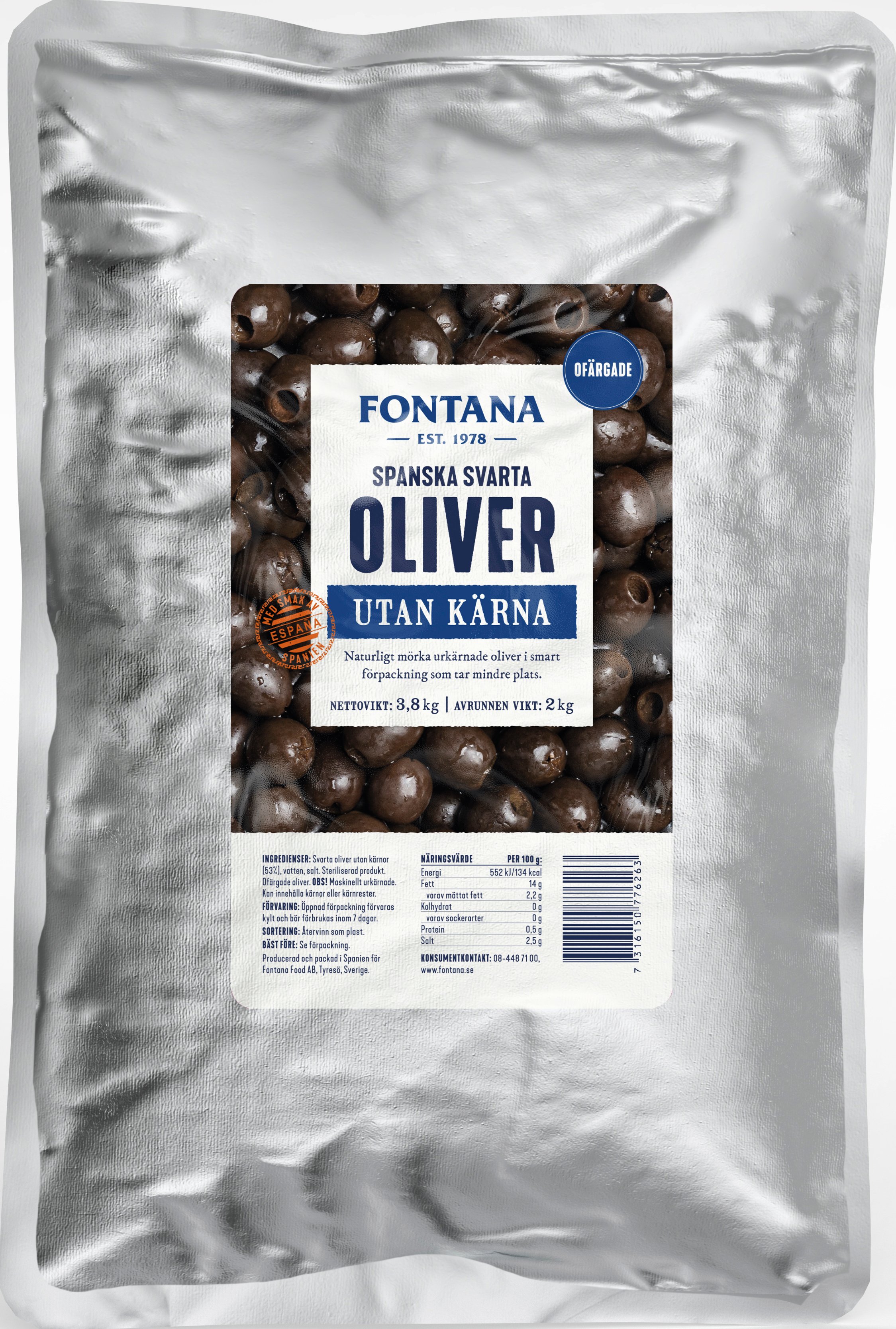 Oliver Svarta utan Kärna i Påse