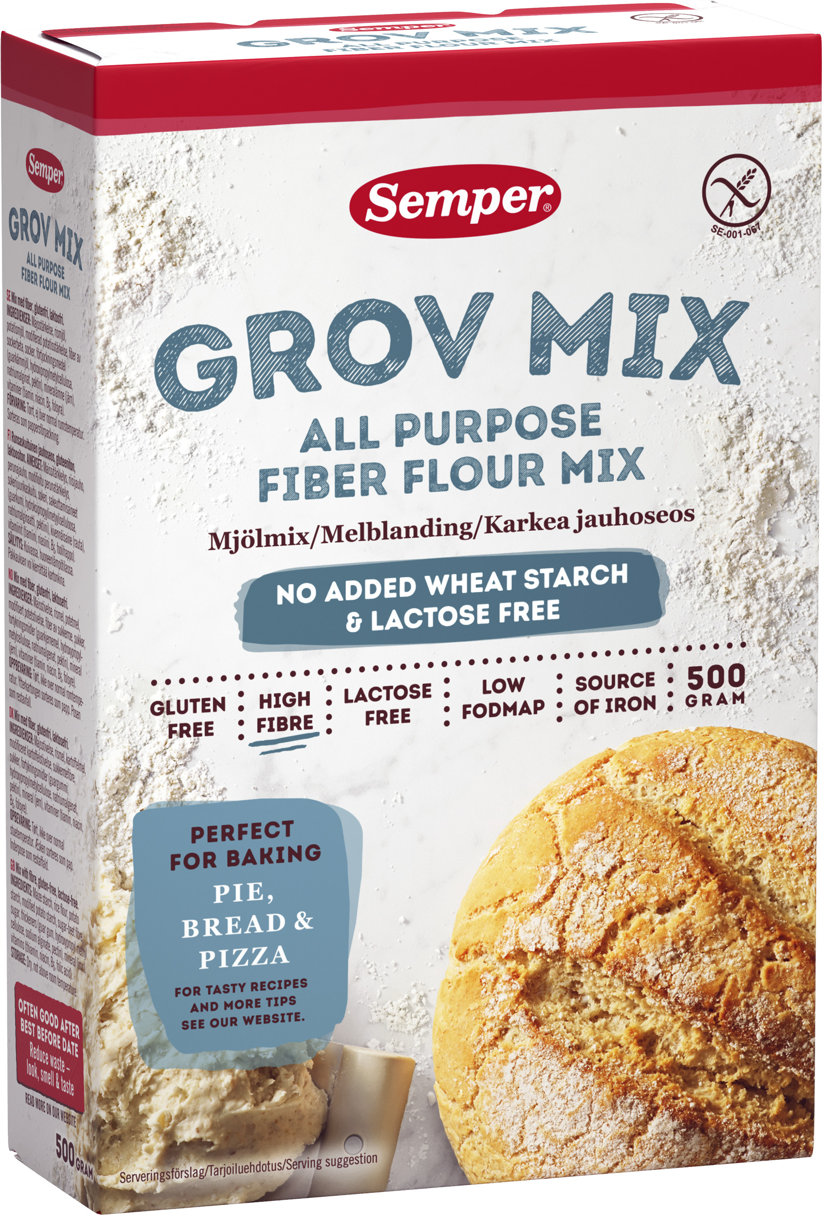 Mjölmix Grov Glutenfri