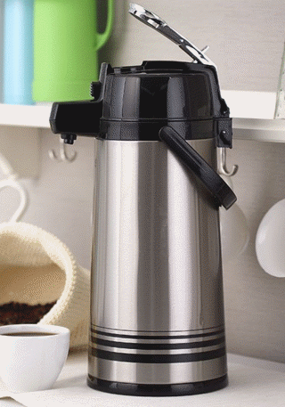 Pumptermos med Hävarm Glasinsats 3L