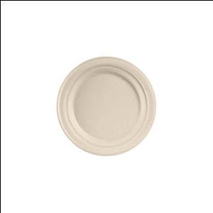 Tallrik Bagasse 17cm Brun