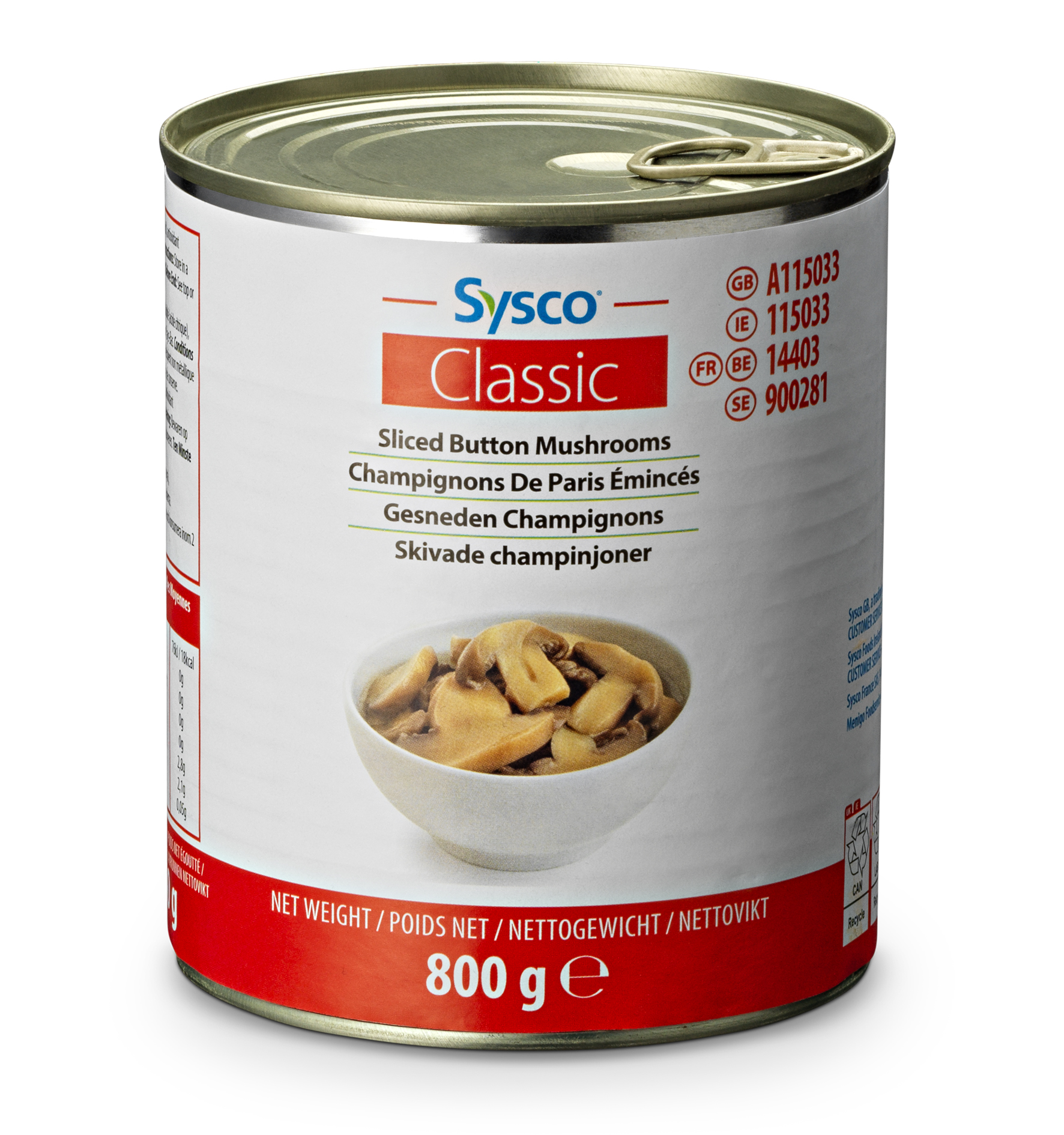 Skivade Champinjoner