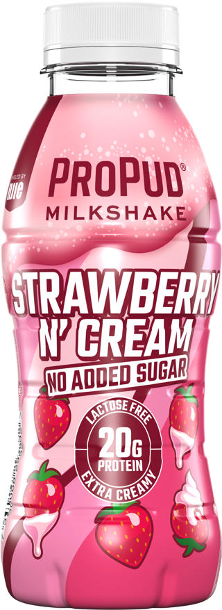 Proteinmilkshake Jordgubb Laktosfri