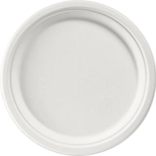Tallrik Bagasse Vit 26cm