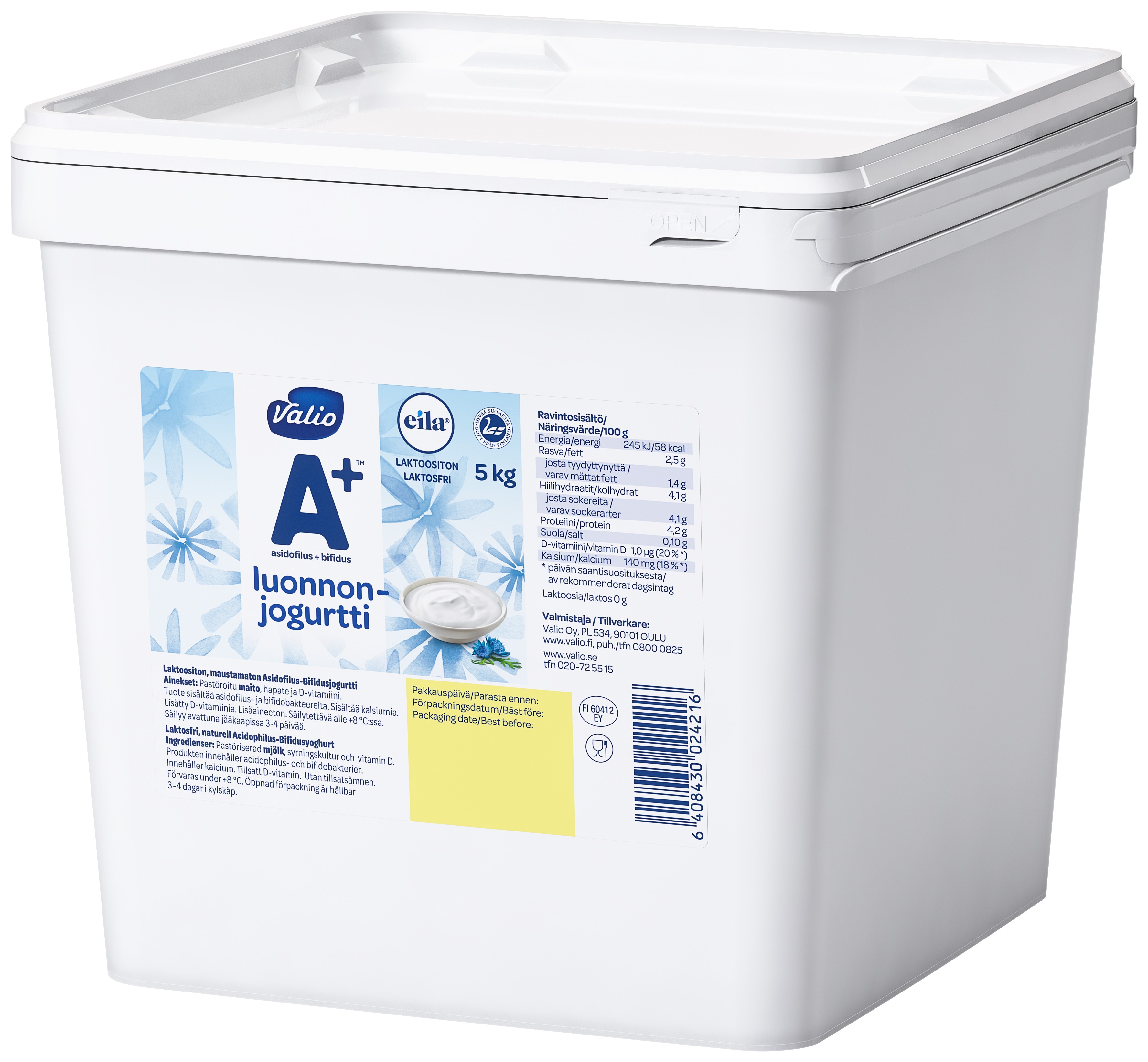 NaturellYoghurt 2,5% Laktosfri