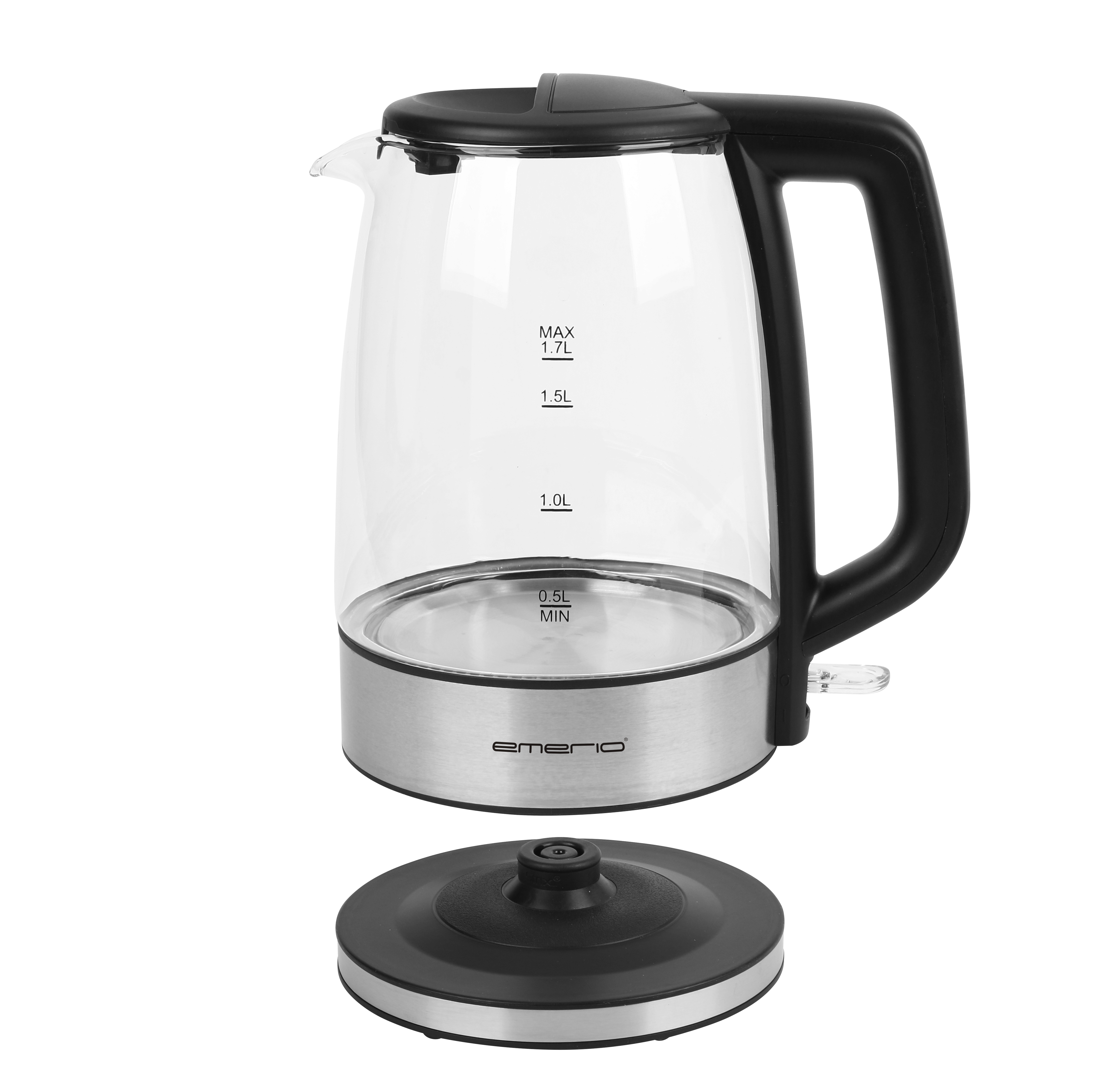 Vattenkokare Glas 1,7L