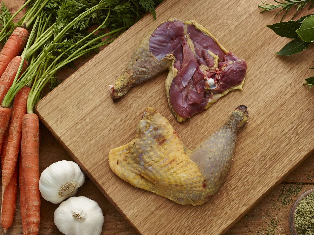 Pärlhönsklubba utan Ryggben ca 220-250g