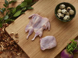 Vaktel Crapaudine Hel Urbenad ca 130g