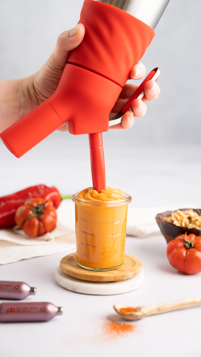 Creative Sifon Rostfri Rött 0.5L