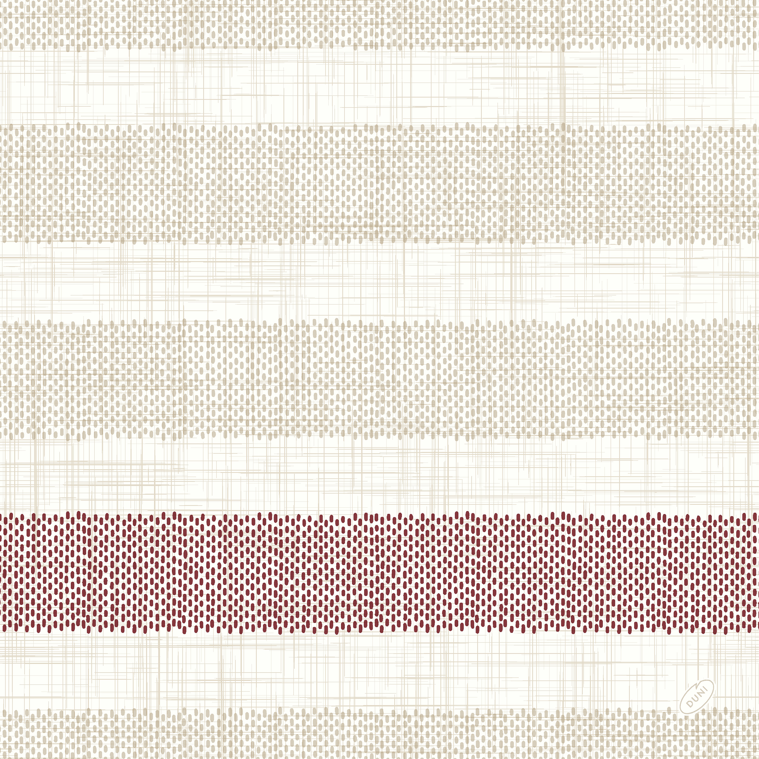 Servett Dunilin 40x40cm Rigato Bordeaux