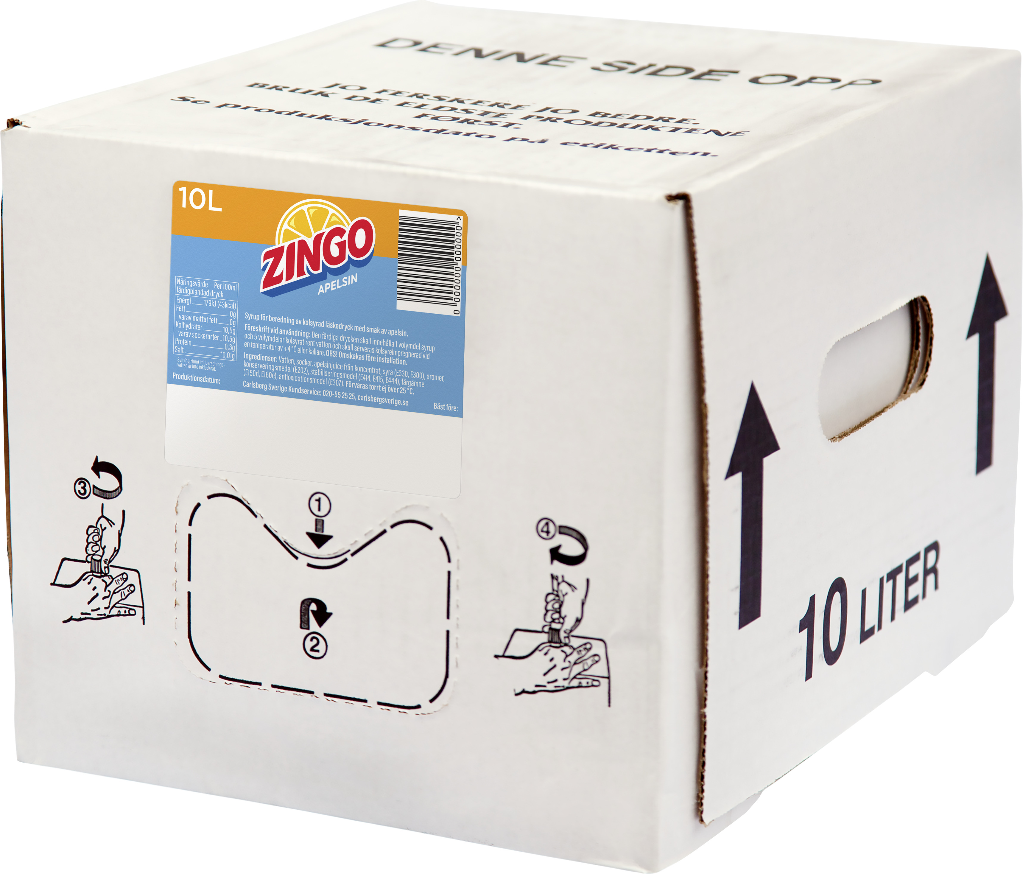 Zingo Orange Bag in Box