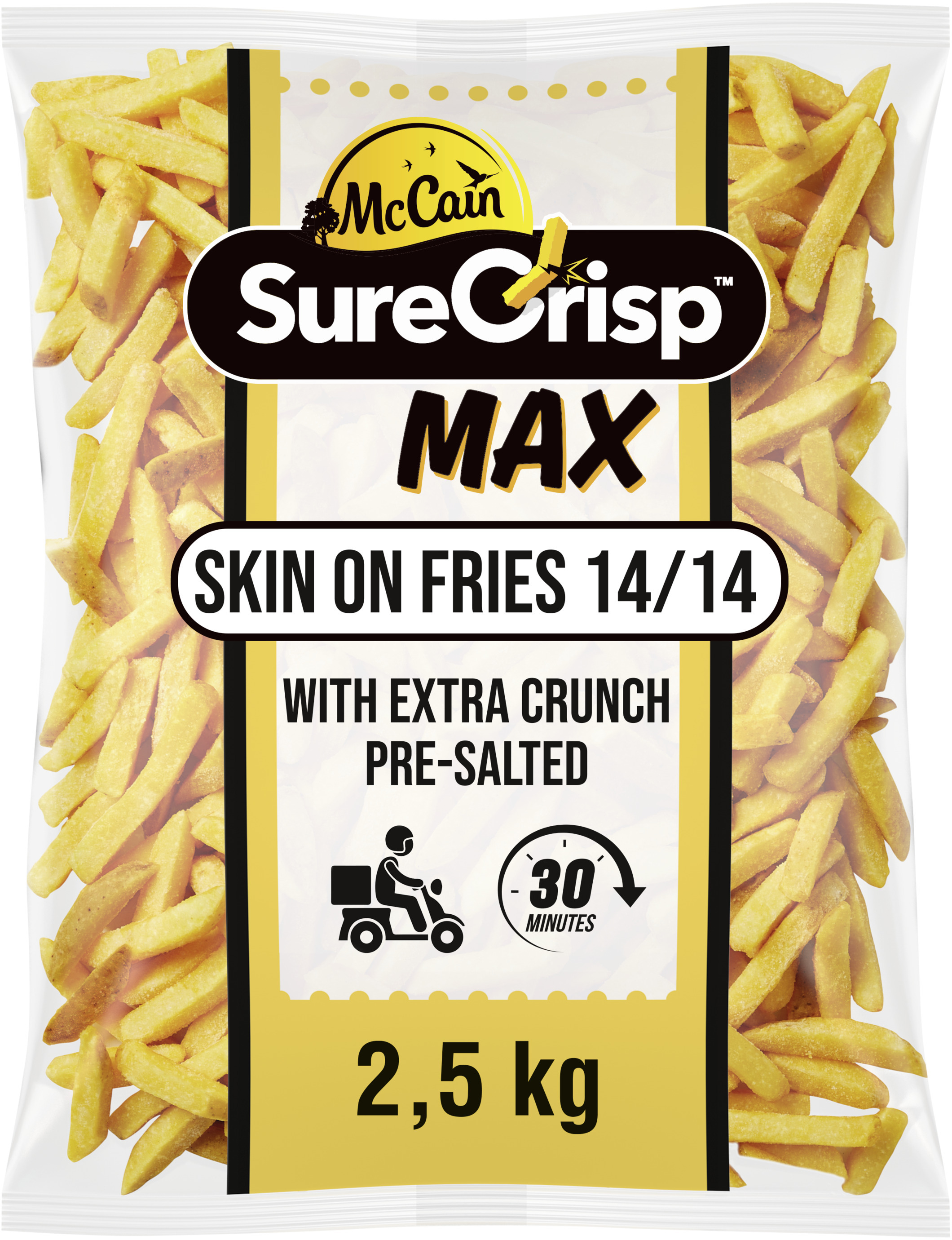 Pommes SureCrisp Max 14 mm med skal