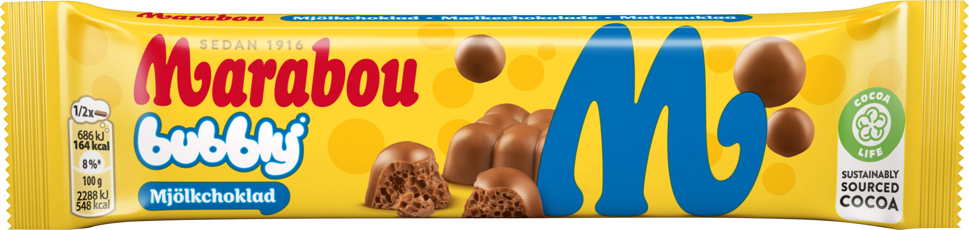 Mjölkchoklad bubblor