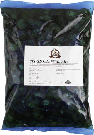 Jalapeños Skivade Påse