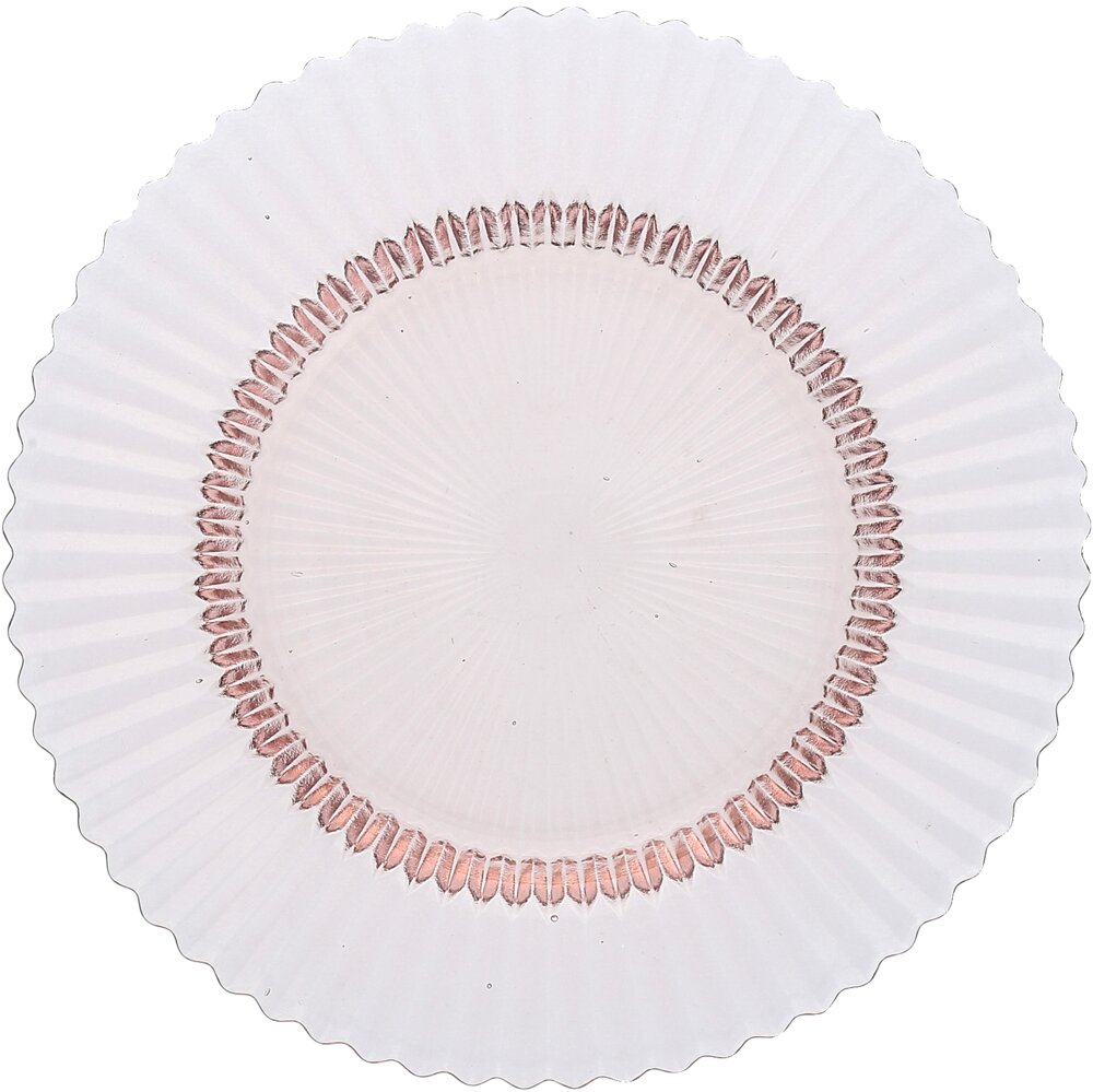 Archie Tallrik Glas Rosa Ø215mm