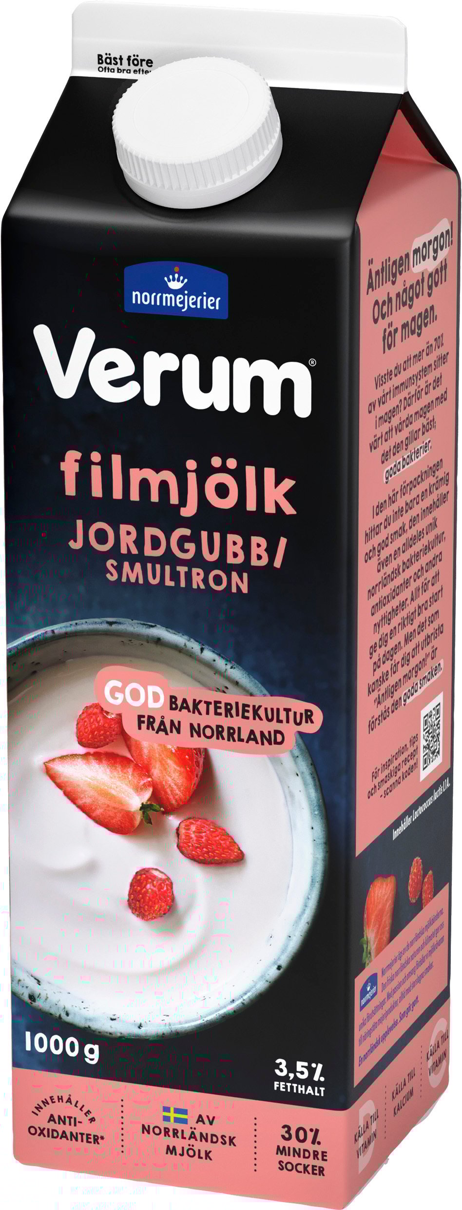 Filmjölk Jordgubb Smultron 3,5%