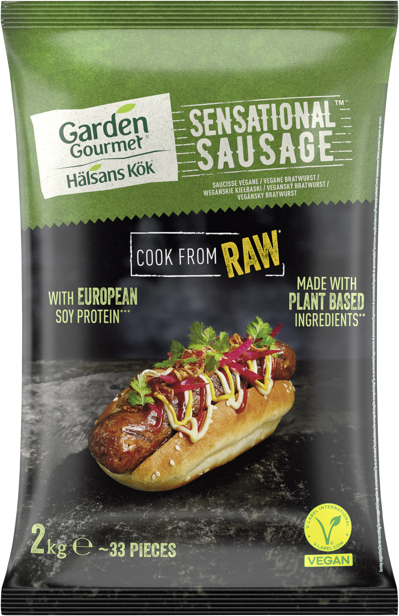 Sensationel Sausage Växtbaserad Korv