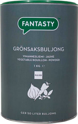 Grönsaksbuljong Pulver 0,99% Salt