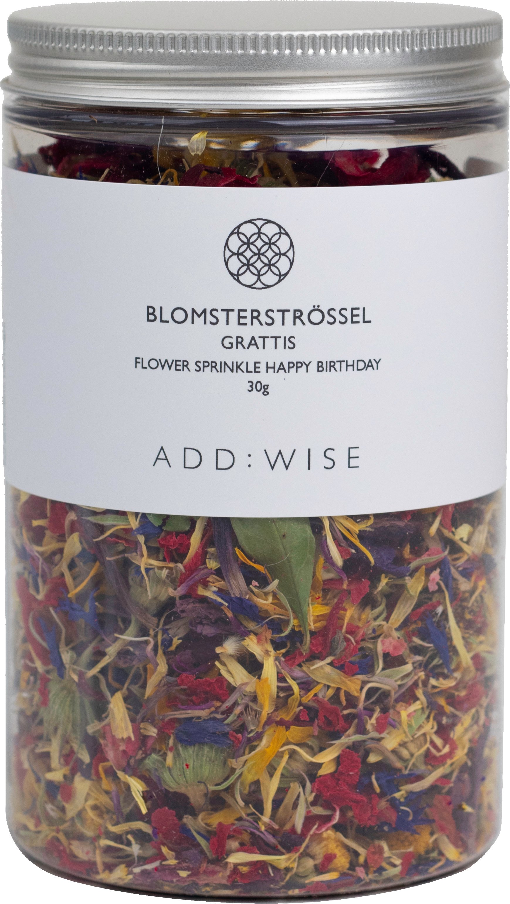 Blomsterströssel Grattis