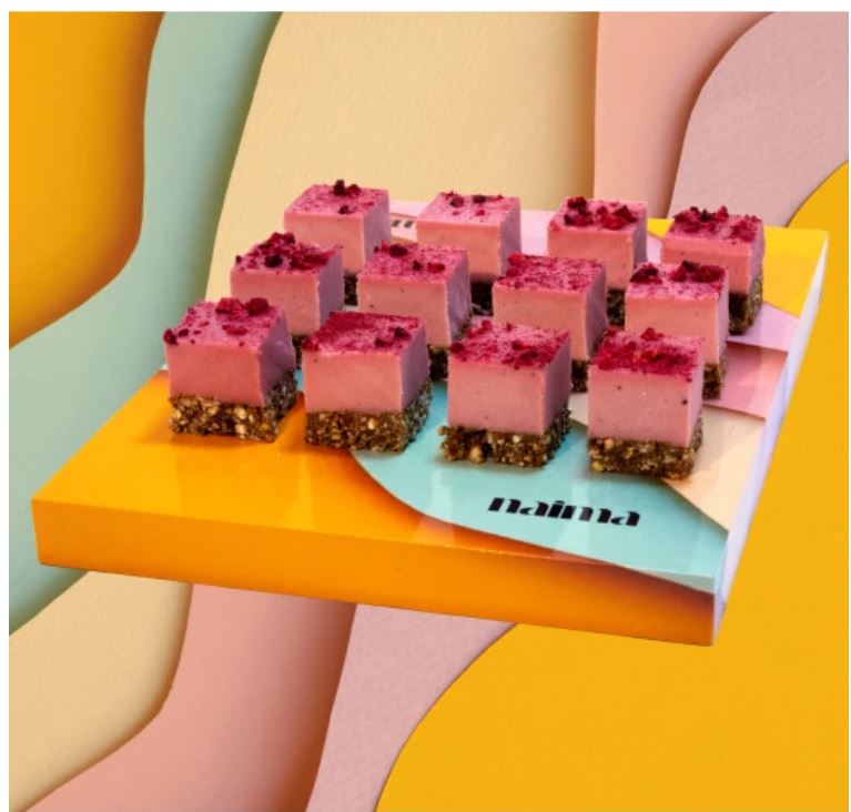 Cheezecake Hallon & Lakrits Vegan Förskuren