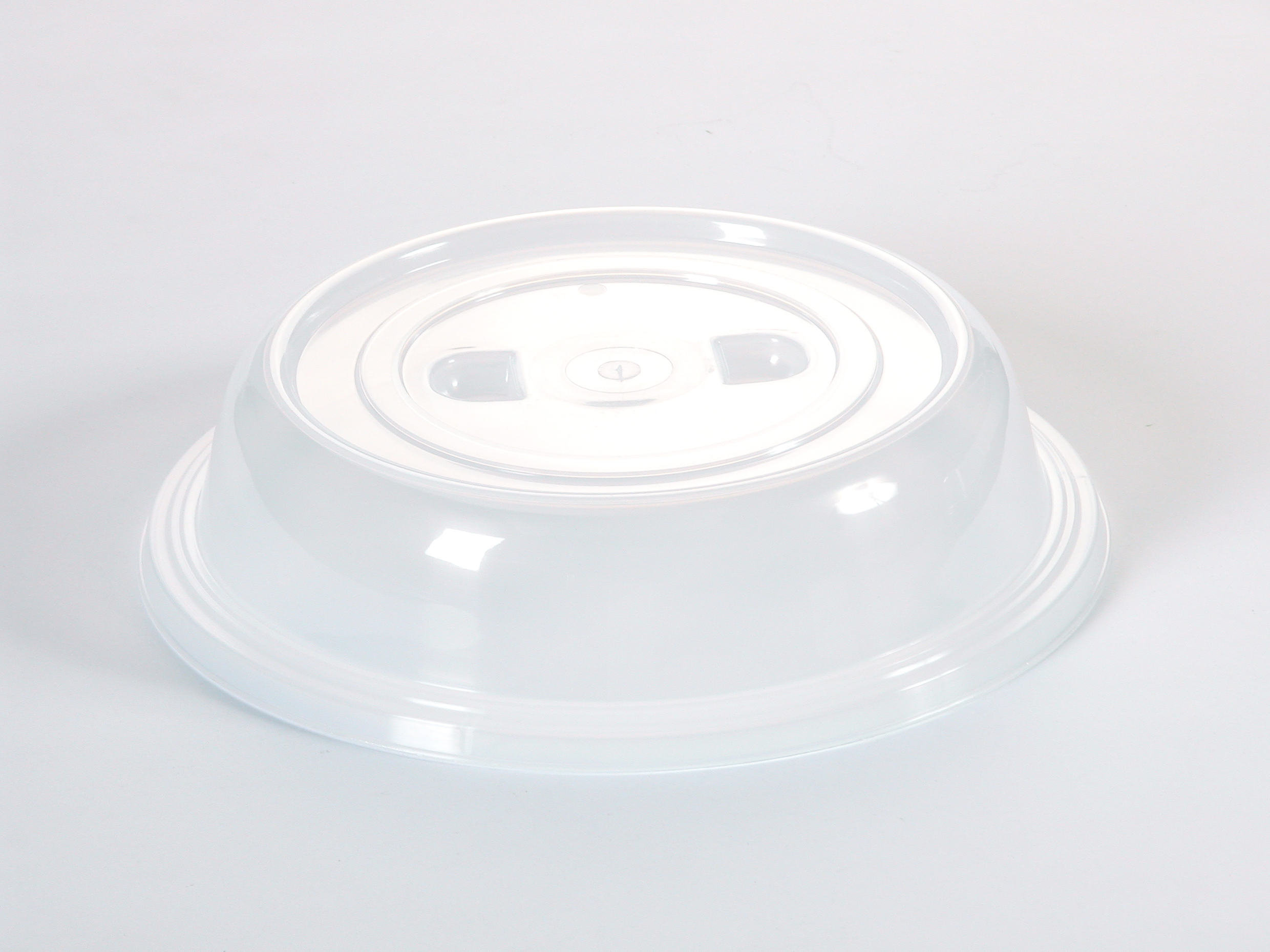 Tallrikslock Utan Hål Plast Transparent 27cm