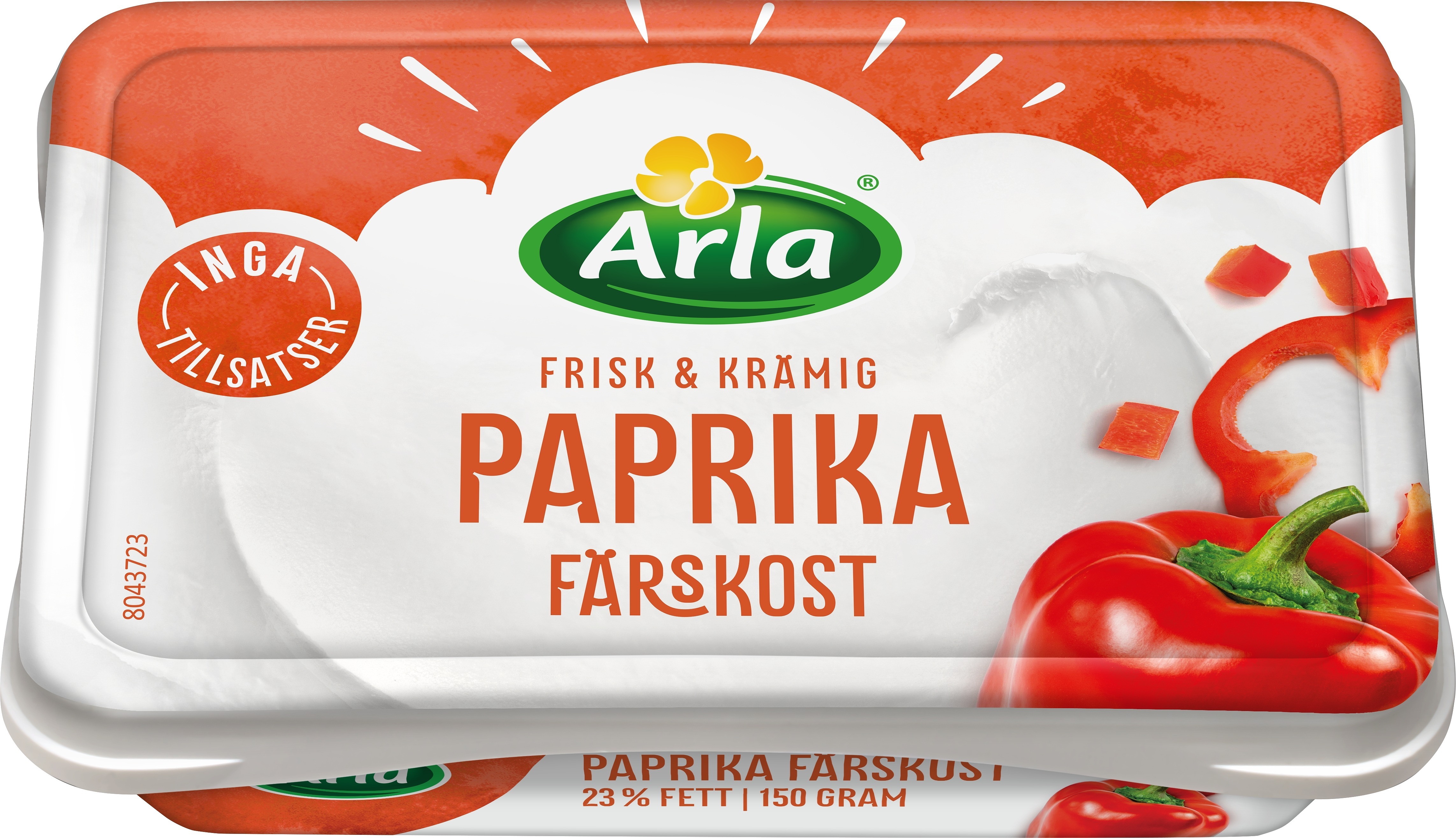 Färskost paprika 23%