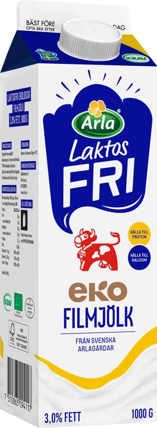 Filmjölk 3% Laktosfri EKO KRAV