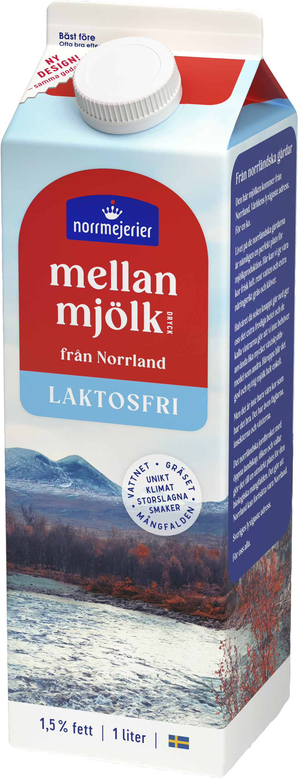 Mellanmjölkdryck 1,5% Laktosfri