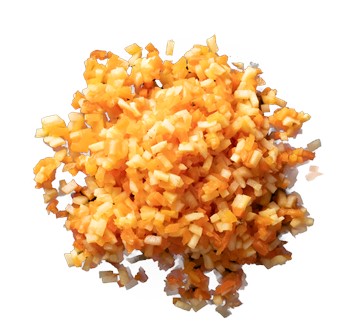 Rotfruktsmix 50/50 Förkokt 3x3mm