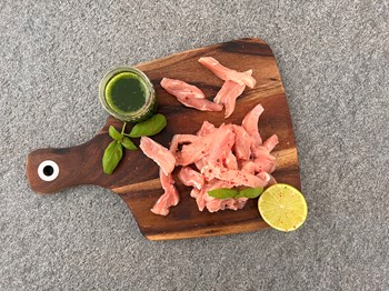 Kycklinglårfilé Strimlad 10-12mm