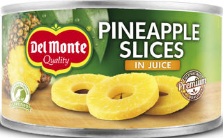 Ananasskivor i Juice