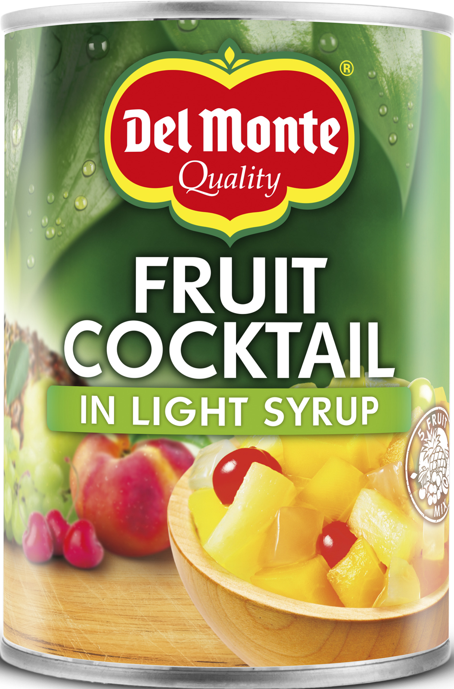 Fruktcocktail i Syrup