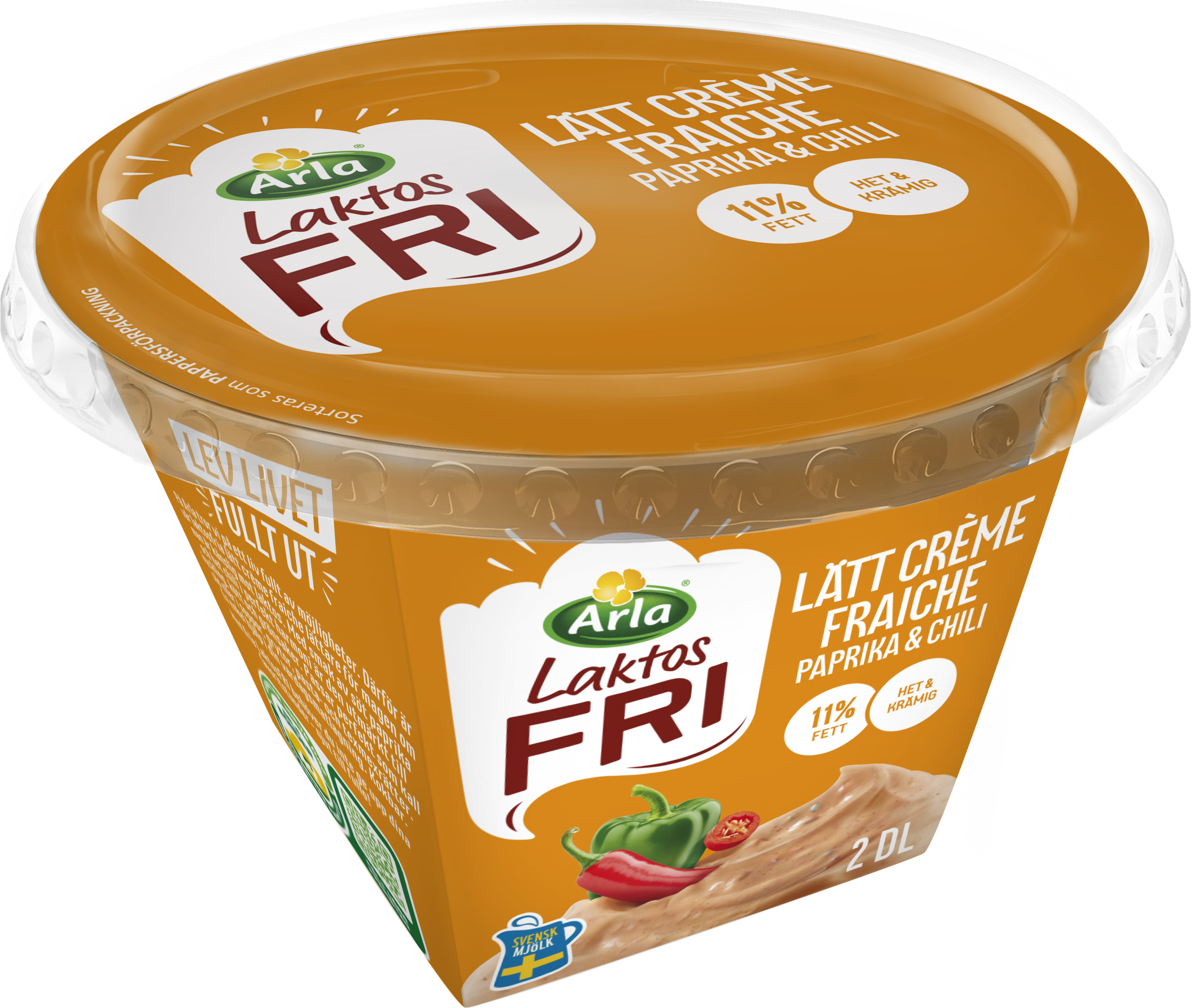 Creme Fraiche Paprika Chili 11% Laktosfri