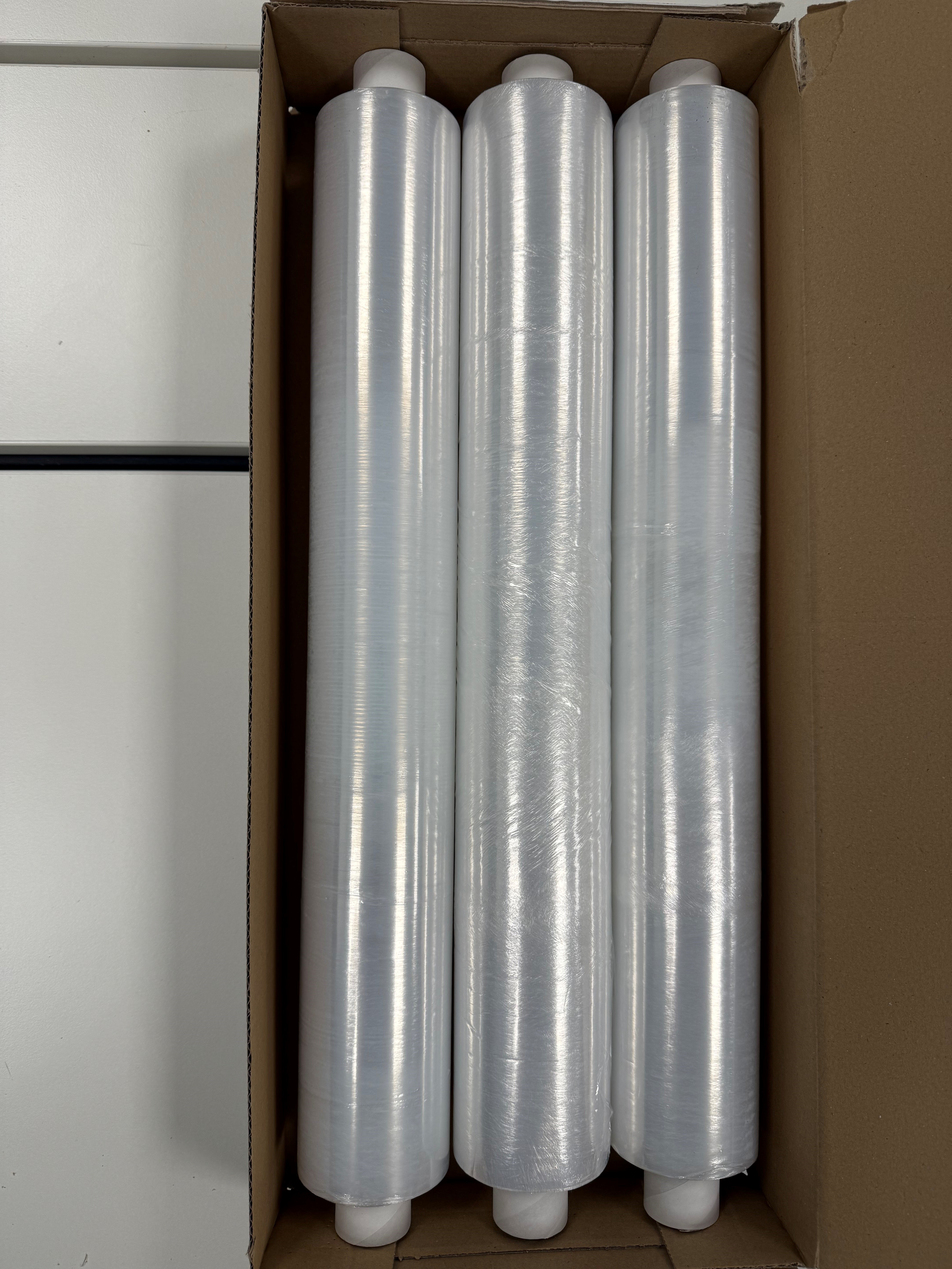 Plastfilm PE Refill 45cmx300m 8my 3-pack