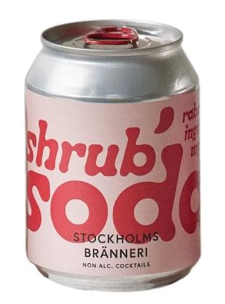 Shrub Soda Rabarber/Ingefära/Mynta BRK EKO