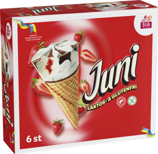 Glasstrut Juni Gluten & Laktosfri Flerpack RA