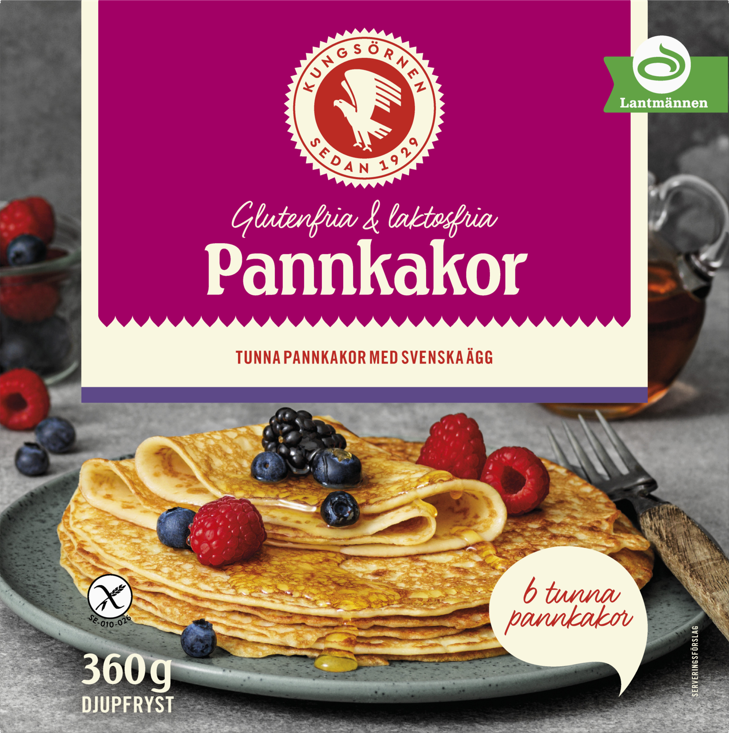 Pannkakor Gluten & Laktosfria