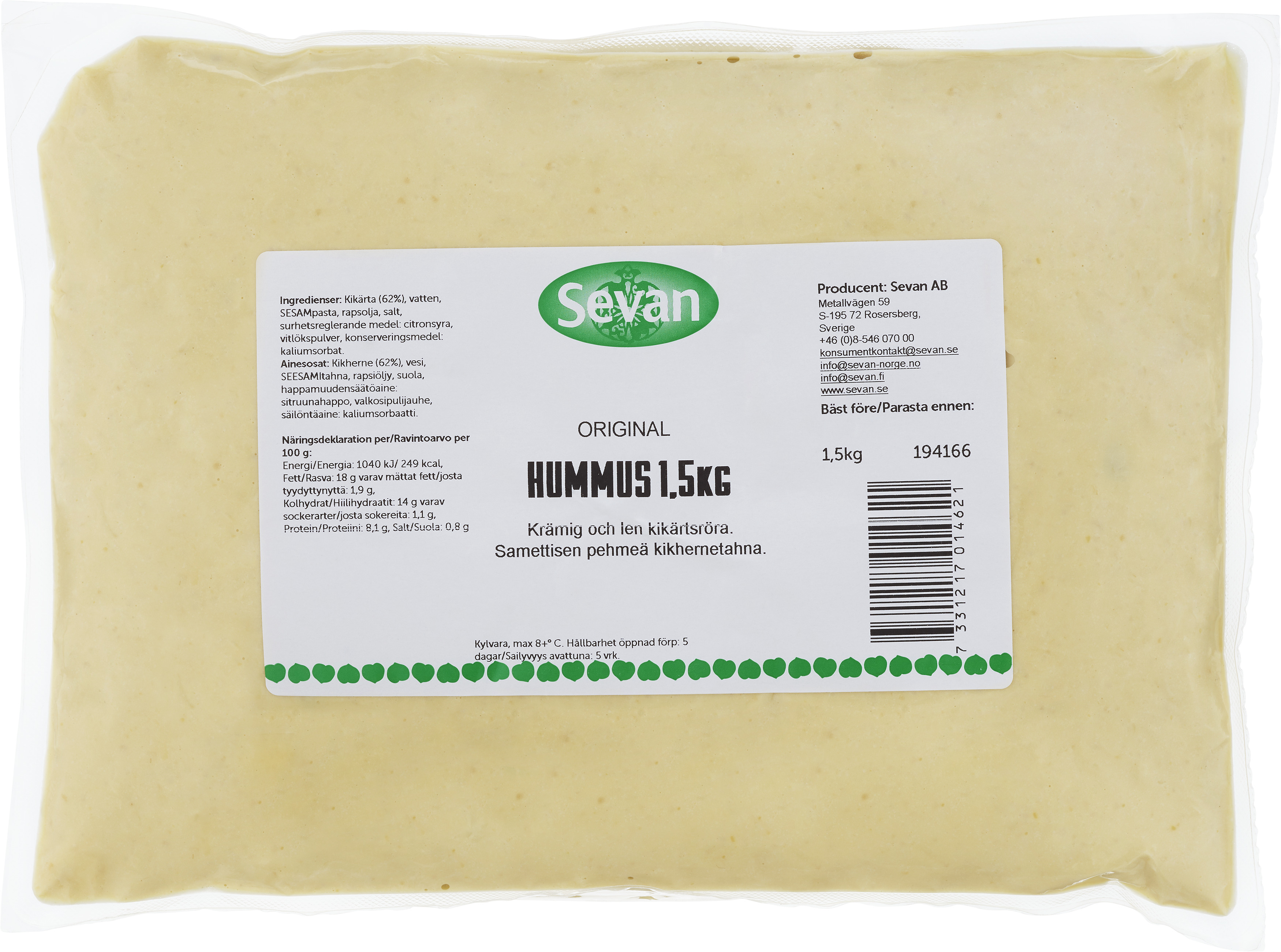 Hummus Original Påse