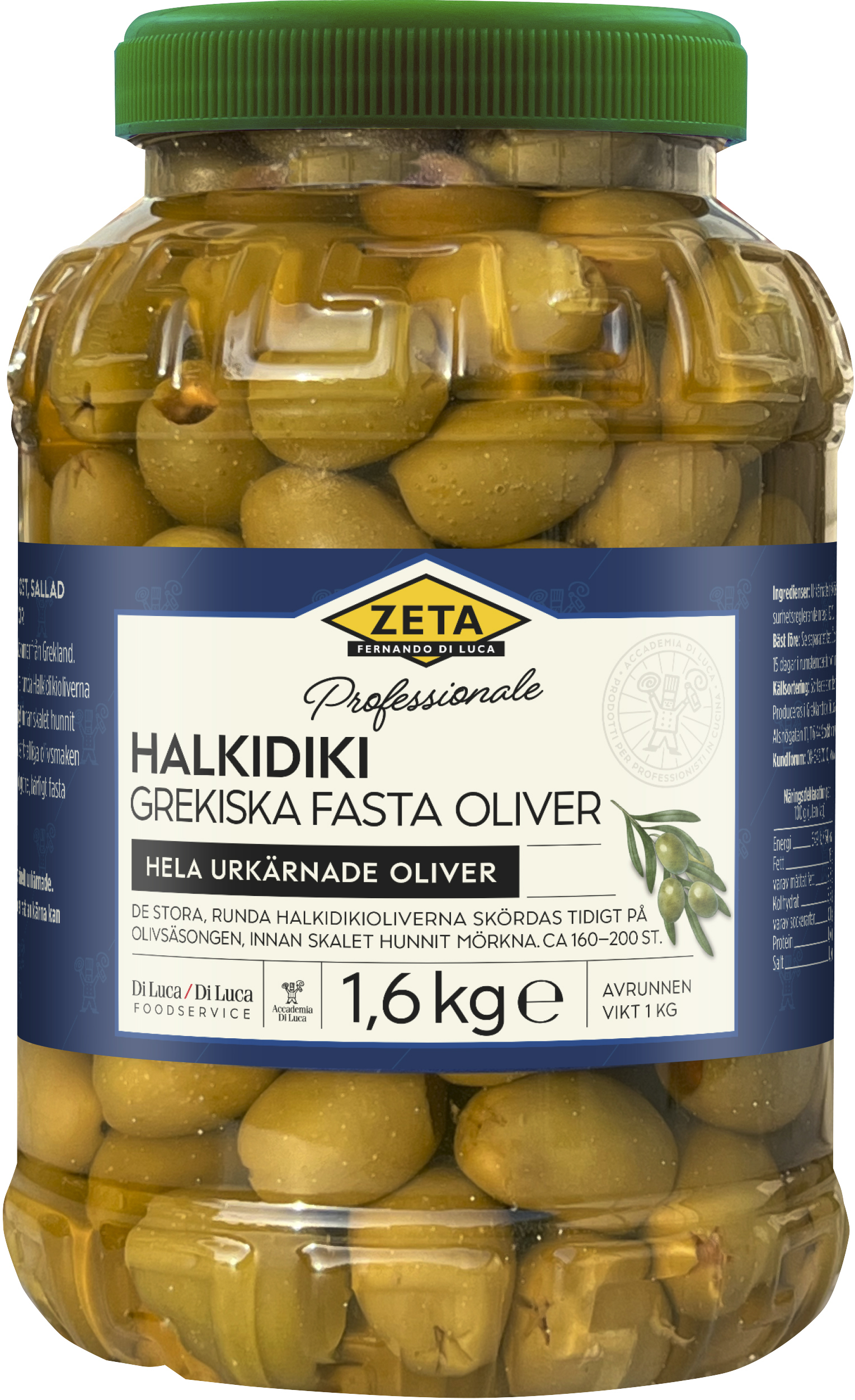 Halkidikioliver utan Kärna