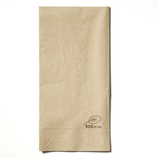 Servett 1/8-vikt 2-lag 40x40cm Natur ECO