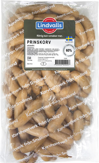 Prinskorv Skinnfri