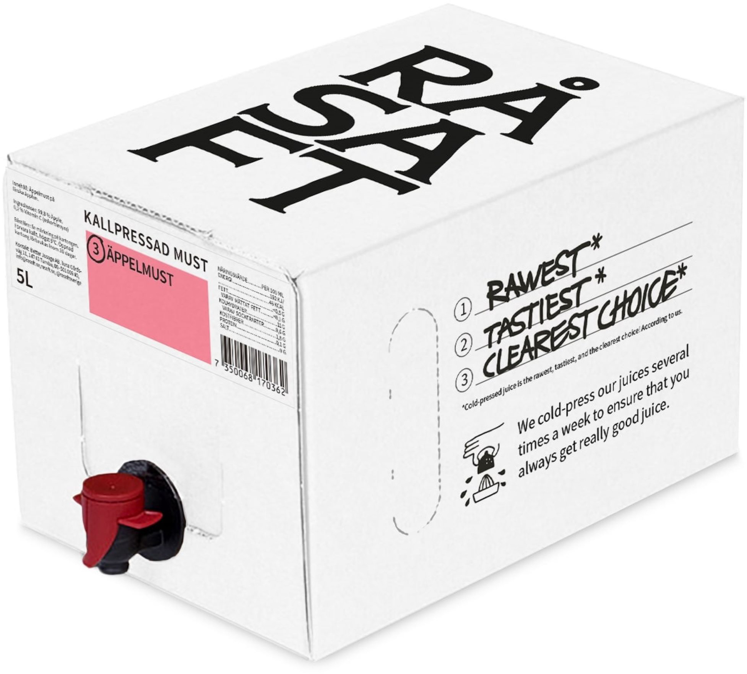 Råsaft Äpplemust Bag in Box