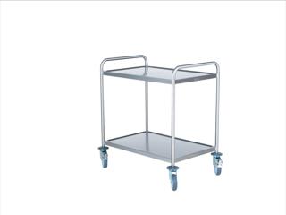 Storköksvagn 2 Hyllor Rostfri 90x55x80cm